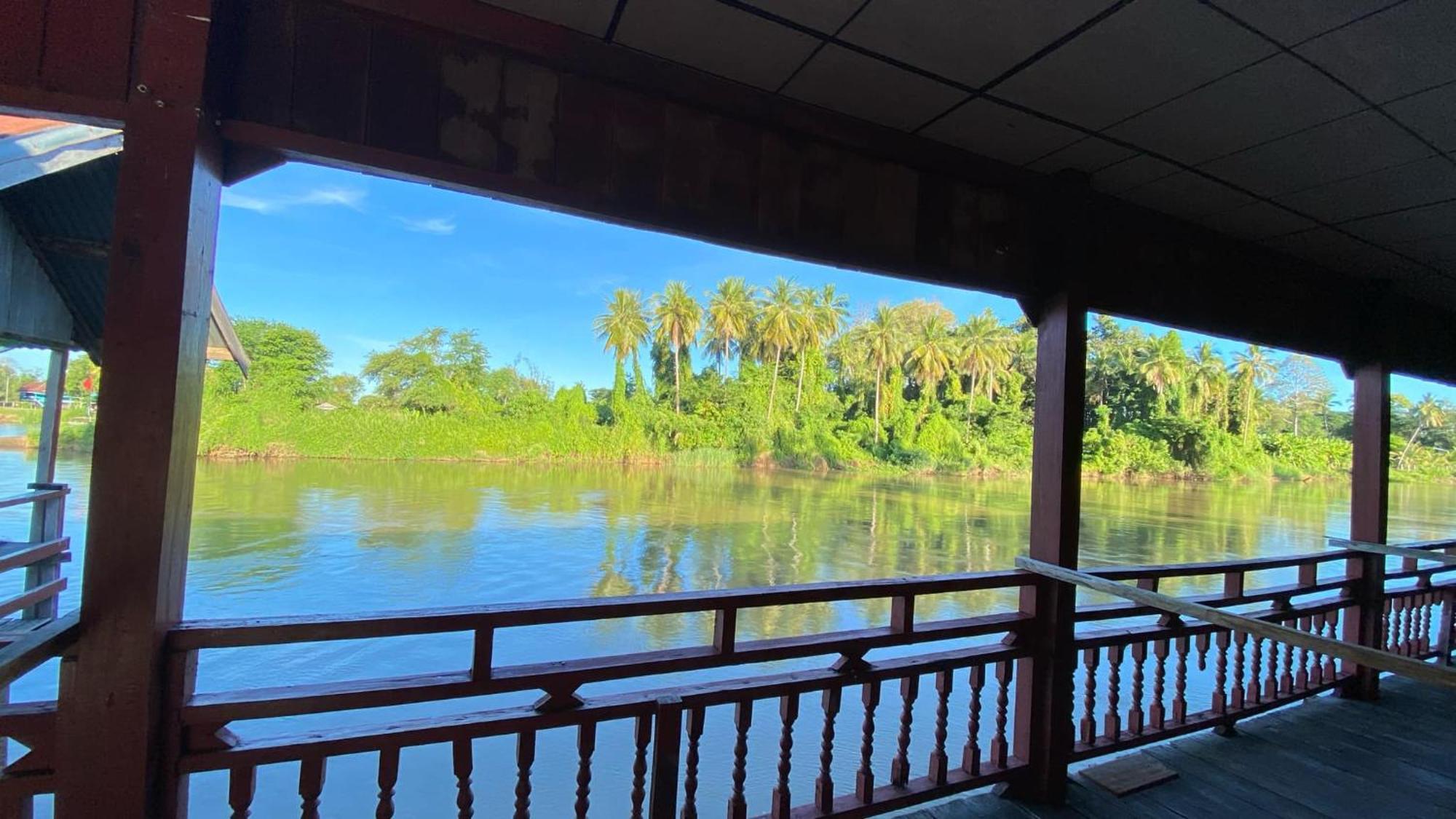 Souksanh River Bungalow Muang Không Eksteriør bilde