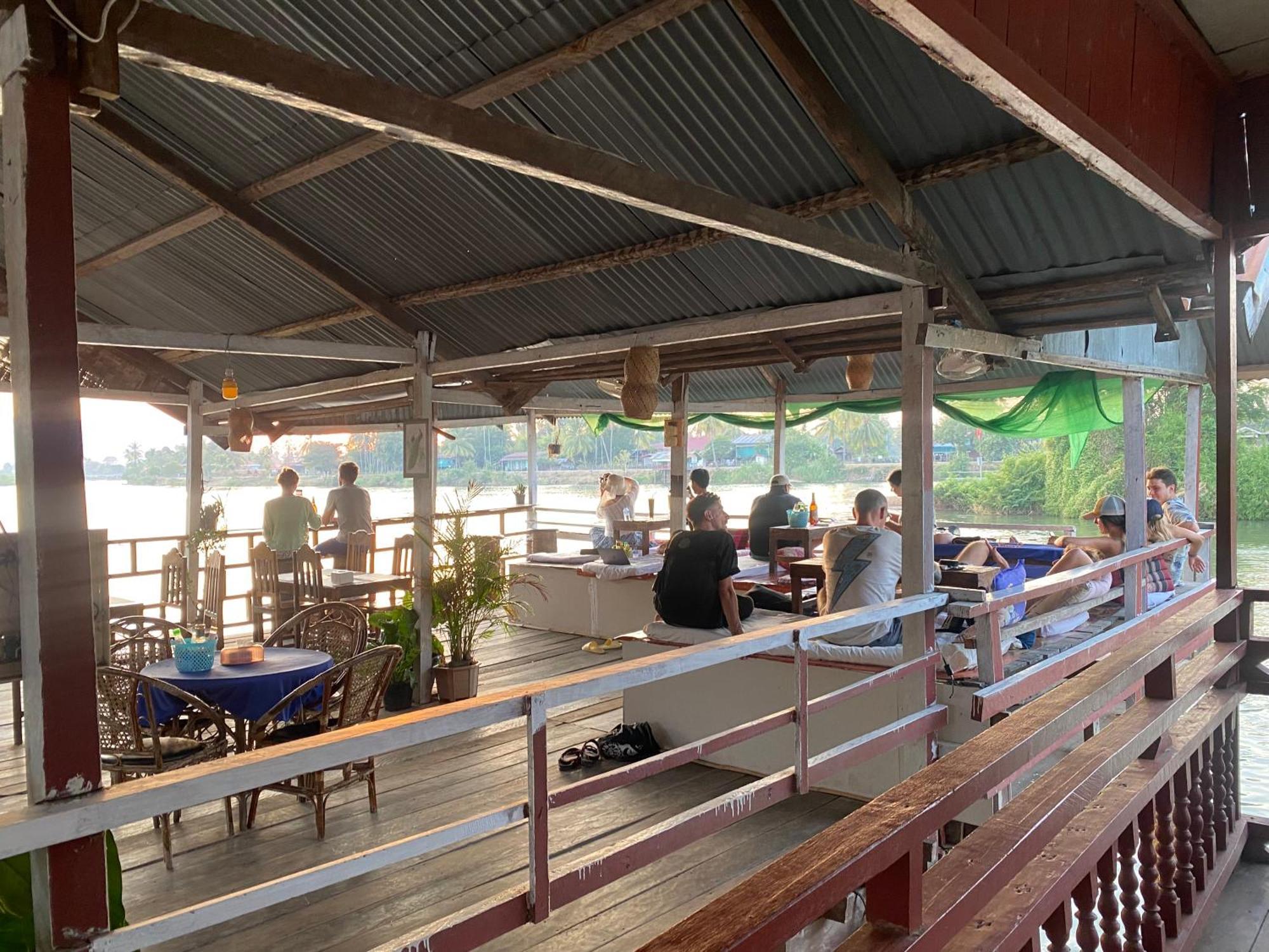 Souksanh River Bungalow Muang Không Eksteriør bilde